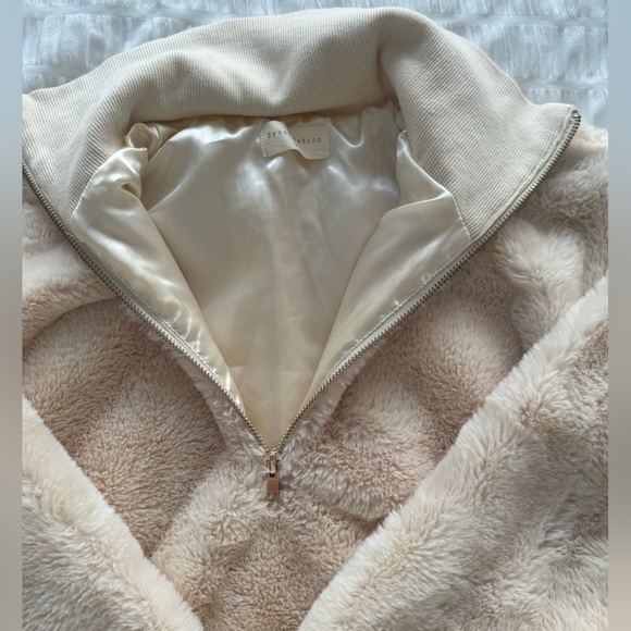 Furry Quarter Zip Sweater - Size Small - Picture 2 of 3